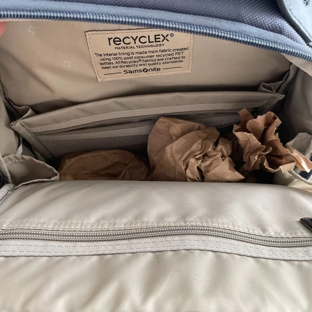 Samsonite Nuroad Convertible Hybrid Backpack Gun Metal Multi Pockets Travel